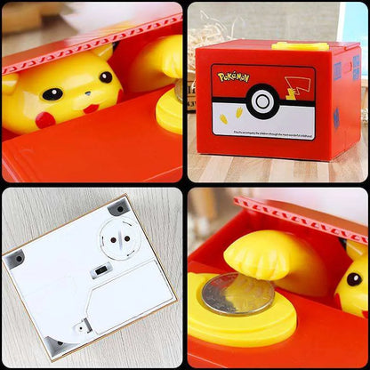Pokemon Hello Kitty Piggy Bank Action Figure Anime Cartoon Pikachu