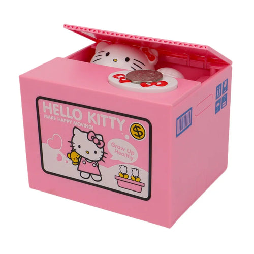 Pokemon Hello Kitty Piggy Bank Action Figure Anime Cartoon Pikachu