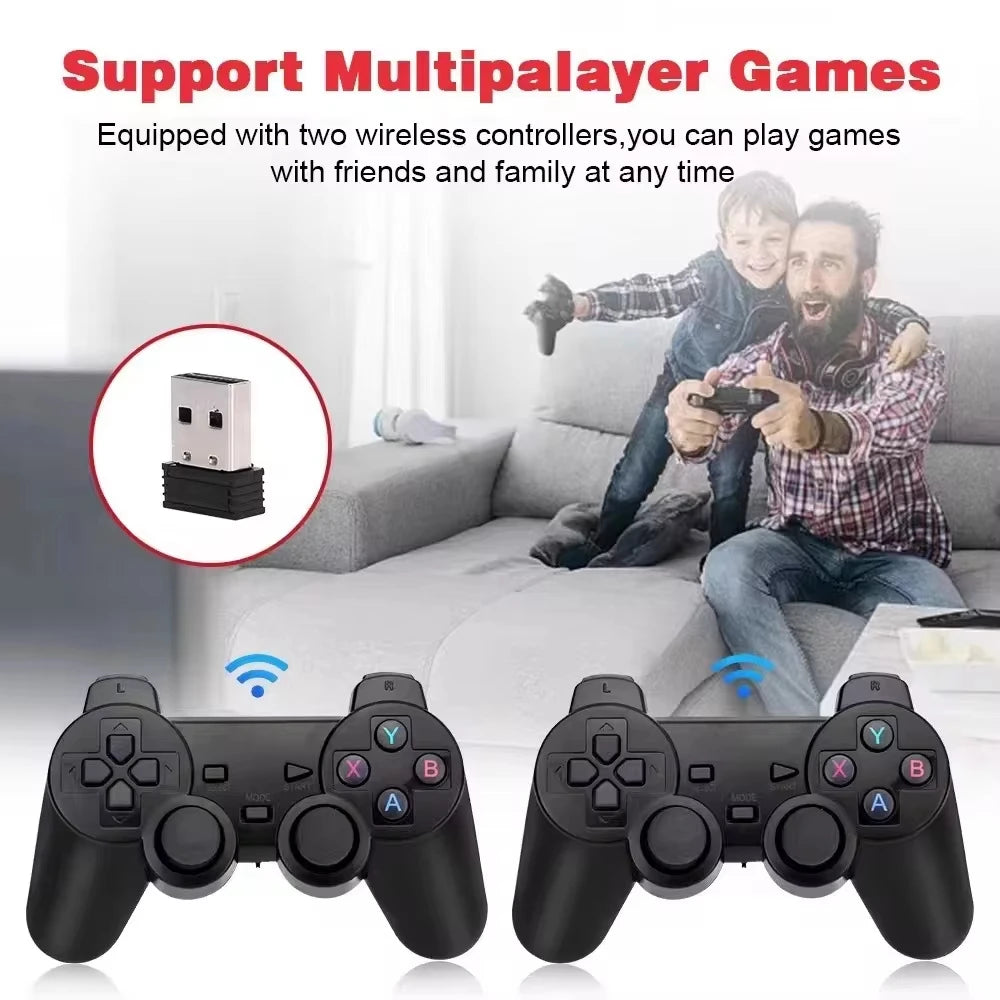 X2 Plus GD10 Pro Game Stick  4K HD 2.4G Retro Video Game Console