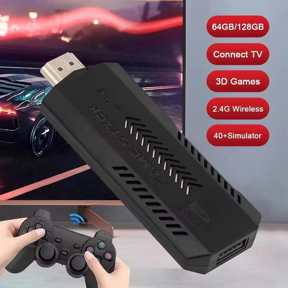 X2 Plus GD10 Pro Game Stick  4K HD 2.4G Retro Video Game Console