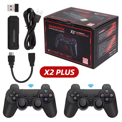 X2 Plus GD10 Pro Game Stick  4K HD 2.4G Retro Video Game Console