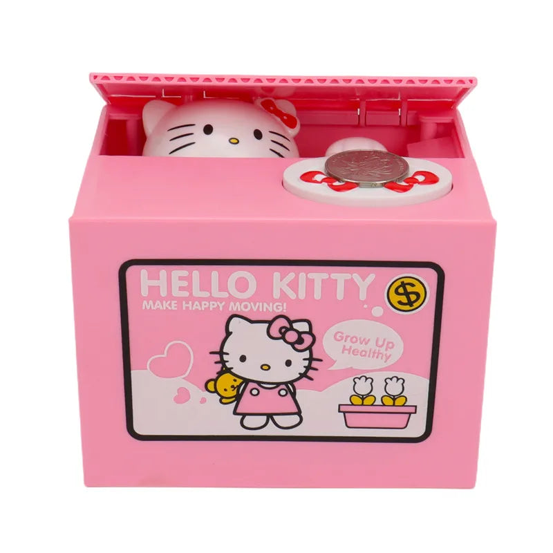 Pokemon Hello Kitty Piggy Bank Action Figure Anime Cartoon Pikachu