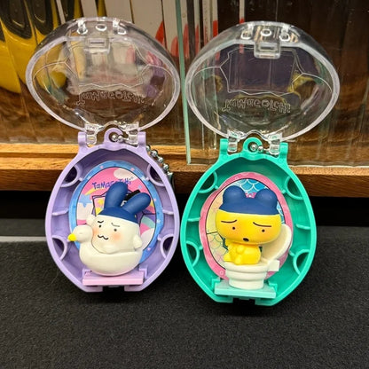 New Bandai Tamagotchi Spare Time Series2 Pooptime Pendant Bean Mr.Koigari Doll Box Toy Collectible Anime Game Figurine Toys